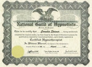 Zertifikat Hypnose NGH - Cornelia Steimer